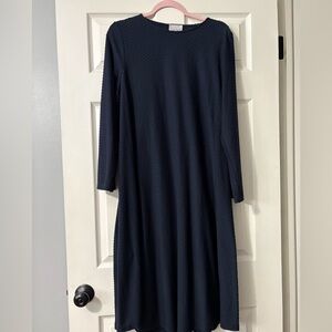Dainty Jewells Classic Navy Long Sleeve Dress